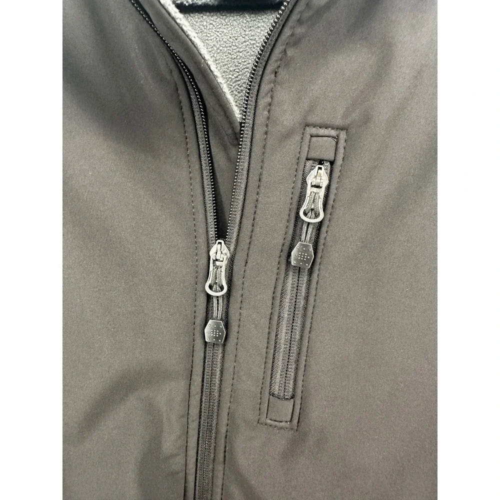 Landway Mens Soft Shell Jacket Black Volkswagen VW Fleece Lined Medium M